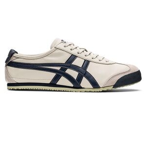 Onitsuka Tiger by Asics Cream and Navy Sneakers UNISEX